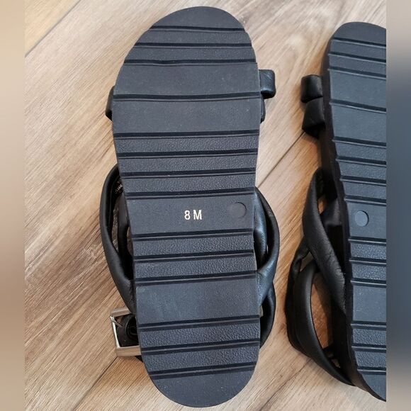 Matisse Harley Black Ankle Strap Leather Sandal Size 8 NIB - Picture 11 of 14